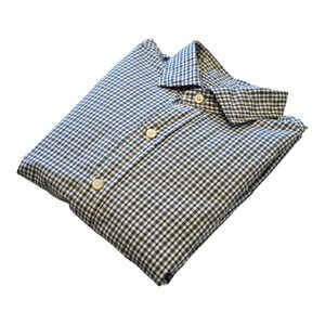 Polo Ralph Lauren Button Up Shirt Mens Large Green Gingham Long Sleeve Classic